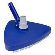 Pool Central Triangular Weighted Swimming Pool Vacuum Head with Swivel Cuff and Bumper 10.5" -