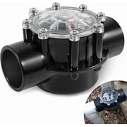 Pool Check Valve - 1 1/2 Inch- Positive Seal & Non Lube for Pools and Spas, Replaces Jandy 7235 Check Valve,180 Degree