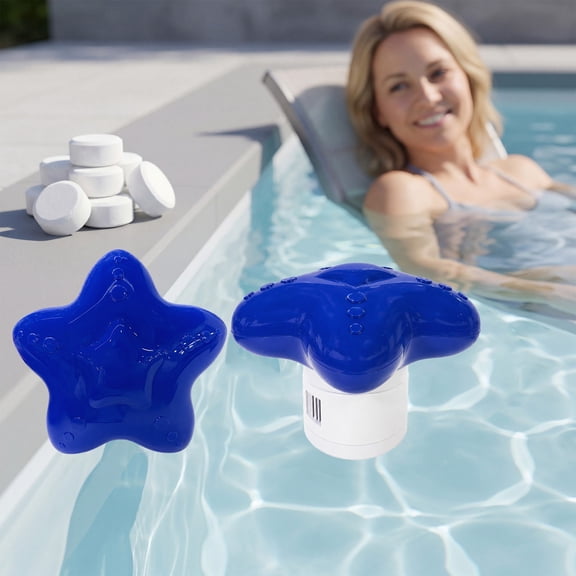 Pool Chemical Dispenser Turtle Floating Chlorine Feeder for Swimming Pools Durable Leakproof