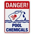 thumbnail image 1 of Pool Chemicals Sign, Pool Sign,, 1 of 1