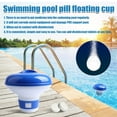 thumbnail image 1 of Pool Chlorine Dispenser Swimming Pool Pill Floating Cup Pool Cleaning Floater Dispenser Pool Cleaning Tablets Floating Applicator for Spa Hot Tub Swimming Pools, 1 of 9