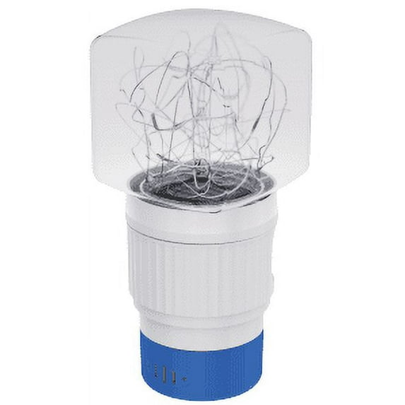 Pool Chlorine Floater with Colorful Solar Ball Lights, Floating Pool Chlorine Dispenser for 4x3” Chlorine Tablets, Easy Opening Chlorine Tablet Holder Floater, Anti-Sinking Spa Chemical Dispenser