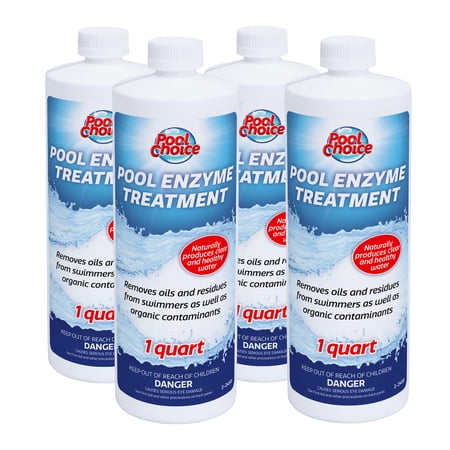 Pool Choice Pool Enzyme Treatment - 4 Quarts