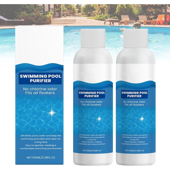 Pool Clarifier Water Treatment for Inground Above Ground(1, 100ml)
