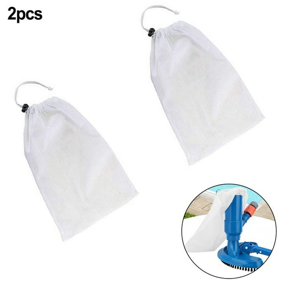 Pool Cleaner Bags Swimming Pool Vacuum Suction Head Leaf Mesh Opp Plastic Bags Pool Leaf Vacuum Pool Parts