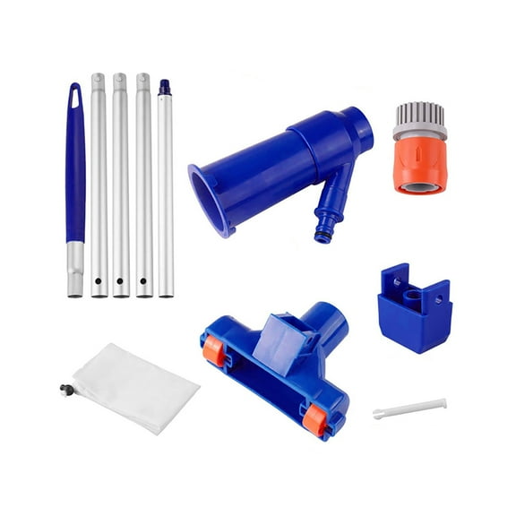 Pool Cleaner Portable ABS 130cm Long for Small Pools Easy to Install and Use Good Cleaning Effect