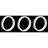 Pool Cleaner Replacement Tire C10 C-10 5-4025 for Polaris Vac-Sweep Zodiac MaxTrax 180 280 360 380 (3)