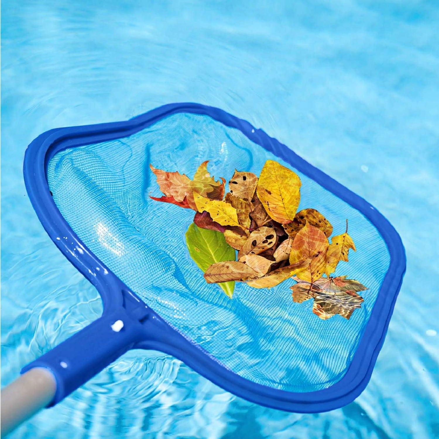 Diy Pool Rake Pool Cleaning Kit - Telescopic Pole + Leaf Rake + Skimmer Net ...