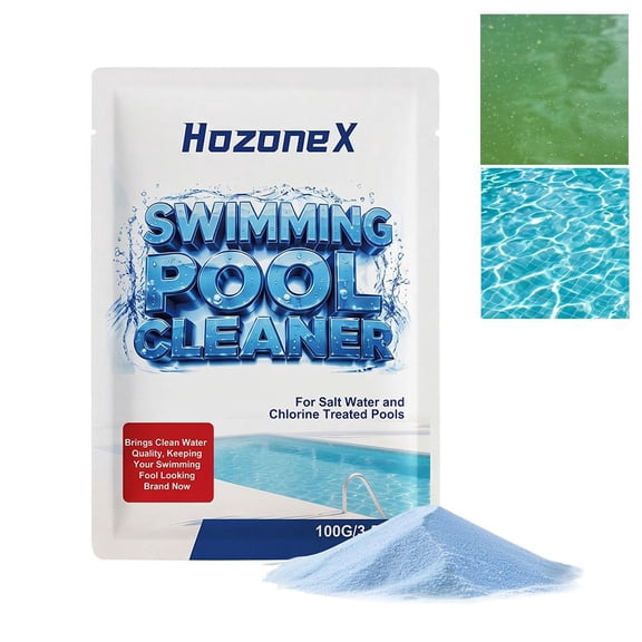 Pool Cleaning Powder, Pools Water Purifier Liquid, Fast Acting Winter Pool Closing Kit for Indoor, Outdoor