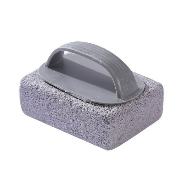 Pool Cleaning Stone 1 Pack with Handle Tile Cleaner Stain Remover for Pool Walls Floor Flat Top Cooker Rack Sink Hard Water Rust Calcium Lime Build-Up Household Cleaning Tool