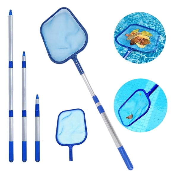 Pool Cleaning Supplies Swimming Pool Skimmer Pool Leaf Skimmer Net with Adjustable Handle