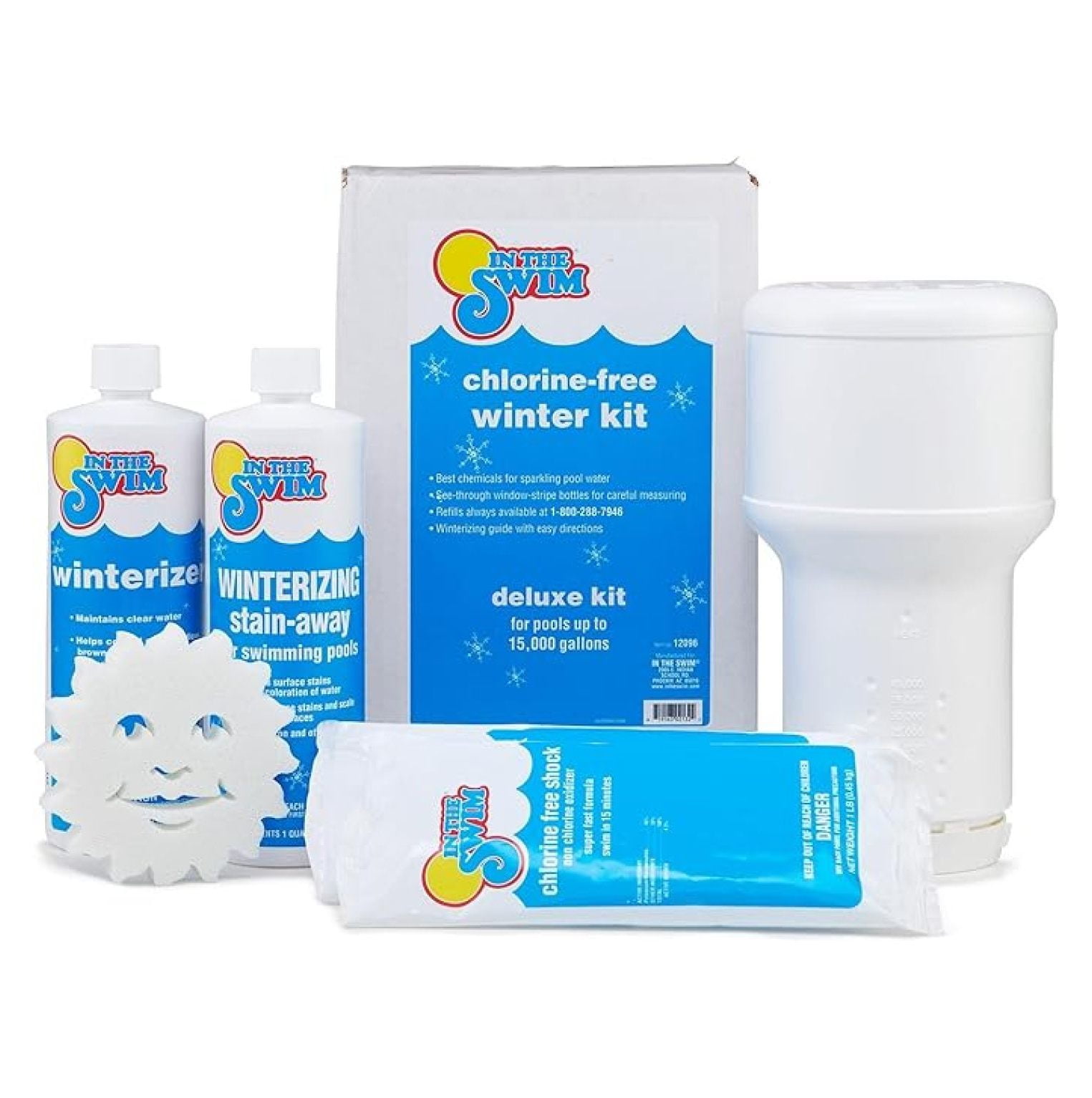 Pool Closing Kit - Winterizing Chemicals for Above Ground Pools & In