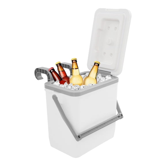 Pool Cooler,10L Insulated Cooler Hard Cooler with Handle,2.64Gal Insulated Cooler,Keeps Ice for Up to 24 Hours, Portable Above Ground Pool Accessories Fot Pool Parties, Beach BBQ, Camping