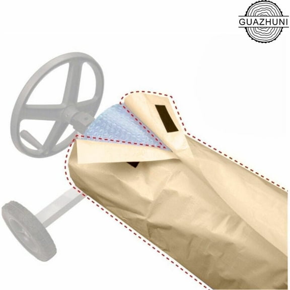 Pool Cover Roll Waterproof Fabric,Outdoor Indoor Pool Protection Cover,49096cm,