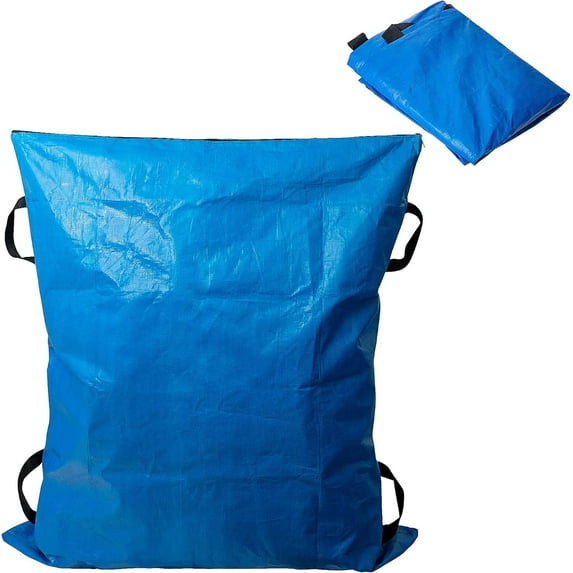 Pool Cover Storage Bag with 4 Carry Handles,48x57 Inch Waterproof Pool Safety Cover Stowaway Bag, Pool Cover Packing Bags for Pool Covers Organizing