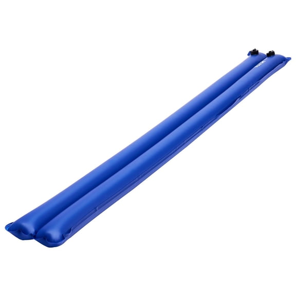Pool Cover Water Bags, 12-Pack 8ft Double Chamber Pool Cover Water Tubes, 0.4mm Thick Leak-Proof PVC with Screw Cap for Inground Swimming Pool Winter Covers, Blue