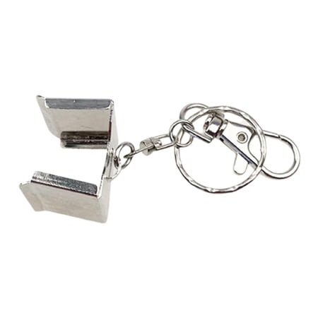 Pool Cue Chalk Holder Keychain Metal Chalk Pocket for Pool Table Accessories