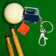 thumbnail image 1 of Pool Cue Chalk Holder Keychain Metal Lightweight Portable Chalk Storage Case Green, 1 of 8