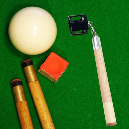 Pool Cue Chalk Holder Portable Billiard Cue Chalk Case Billiard Cue Tip Tools Black