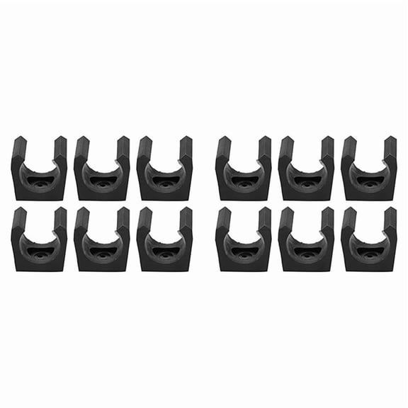 Pool Cue Clamp, Set of 12 Plastic Billiard Single Stand Mini Rod Storage Accessories