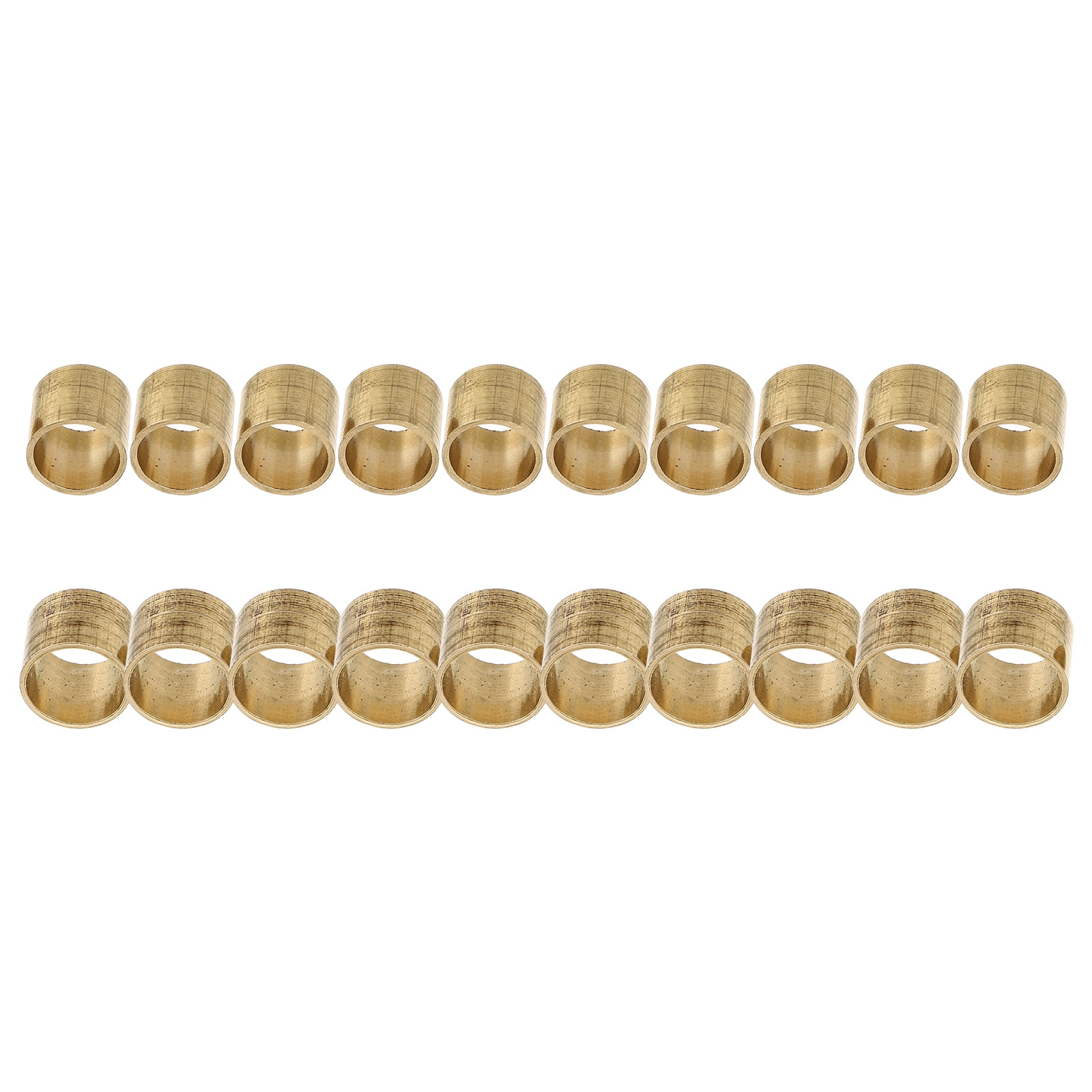 Pool Cue Copper Billiard Cues Ferrule Ferrules Brass Tips Billiards 20 Pcs