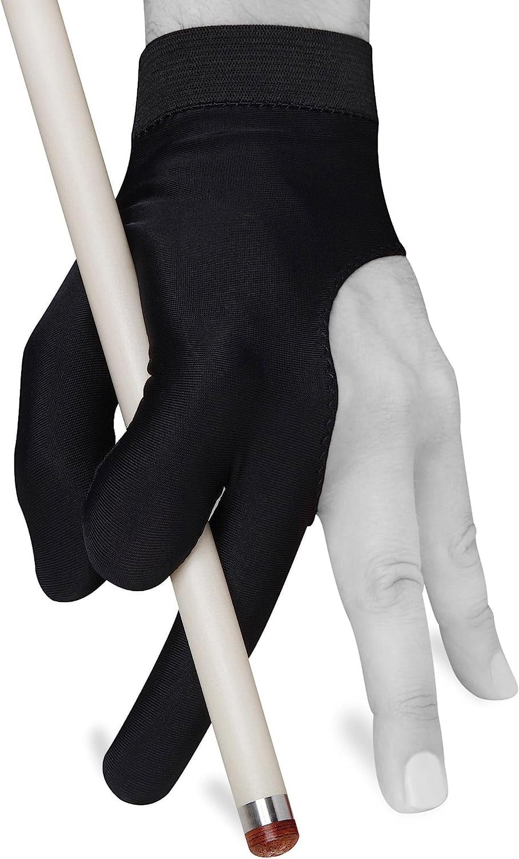 Pool Cue Glove By - Classic - Fits Either Hand - Black - Walmart.com