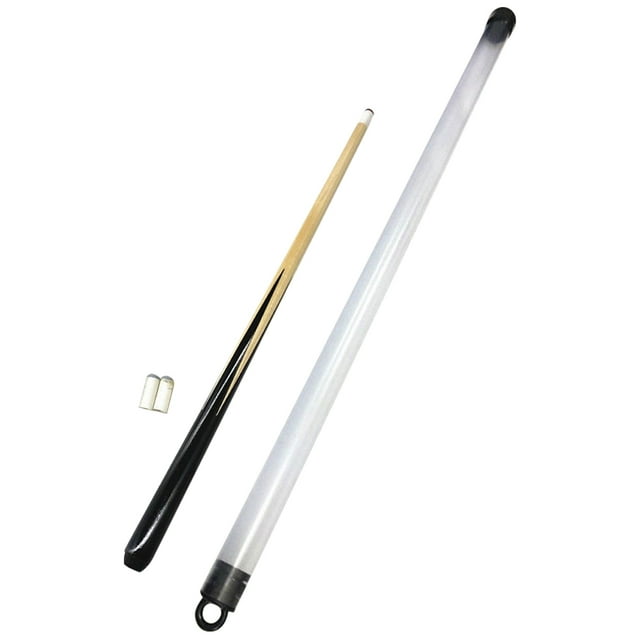 Eease Wooden Shorty Pool Cue Stick for Beginners 50cm Glue on Tip