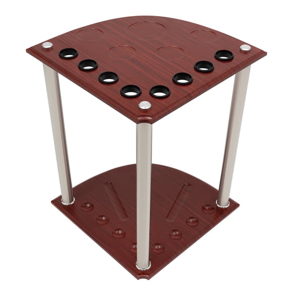 Pool Cue Rack Stick Holder, 8-Hole Billiard Rack, Floor Stand Mount Billiard Table Accessories 8-Cue