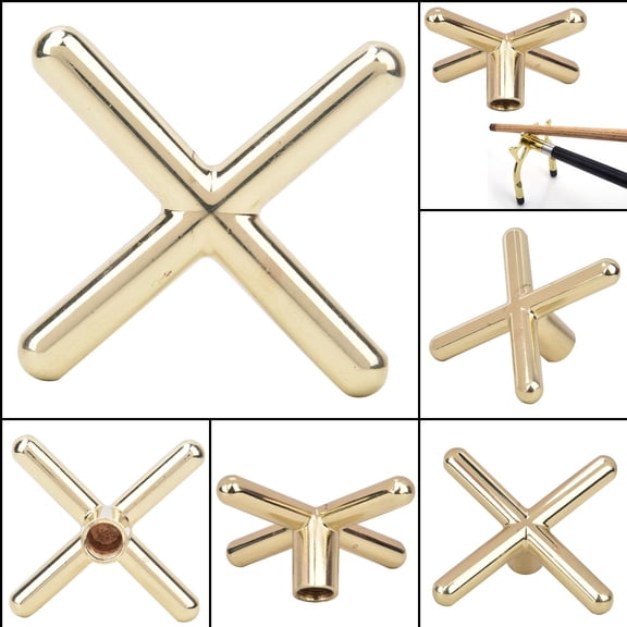Pool Cue Rest Bridge Head, Solid Metal Construction for Long,Lasting Performance, Versatile Use