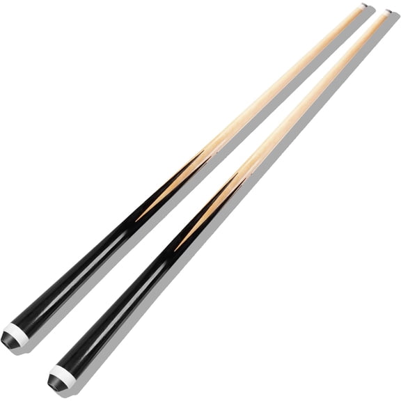 Pool Cue Sticks 36" Billiard Cues with 13mm Leather Tip,Set of 2 Durable 2-Piece Pool Sticks for Beginners& Kids