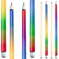 thumbnail image 1 of Pool Cues 57 inch Pool Cue Stick with 12.7mm Fiber Leather tip for Beginner, Commercial and Home, 1 of 10