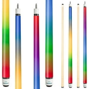 Pool Cues 57 inch Pool Cue Stick with 12.7mm Fiber Leather tip for Beginner, Commercial and Home
