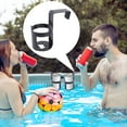 thumbnail image 1 of Pool Cup Holder for Above Ground Pools – Black ABS No-Spill Poolside Drink Holder Attachment, Fits 2 Inch or Less Round Pool Bar, Floating Beverage Holder, 1 of 6