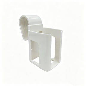 Pool Cup Holder, Hanging Drink Storage Rack, Clip On Beverage Organizer with Drainage Design, Weather Resistant Plastic Caddy for Pool Rails, Hot Tubs, Decks and Outdoor Use