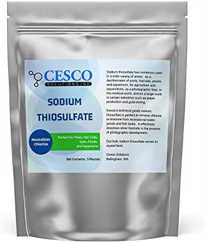 Pool Dechlorinator Sodium Thiosulfate Pentahydrate 5 lbs by Cesco