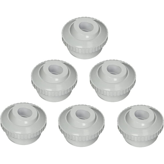 Pool Directional Hydrostream Return Jet Fitting SP1419D with Adjustable 3/4" Opening Rotating Eyeball Compatible with Hayward SP1419D (6 Pack)