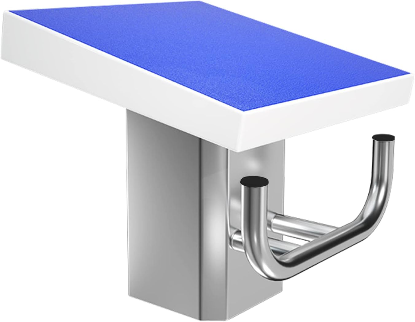 Pool Diving Platform,Diving Board with Stainless Steel Base Anti Surface Inclined at 15°Load