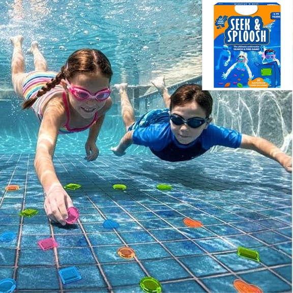 Pool Diving Toys, Complete Underwater Treasure Hunt Kit Equipped With Pool Gems, Waterproof Guide Cards For Backyard Pool Parties And Kid Holiday Presents