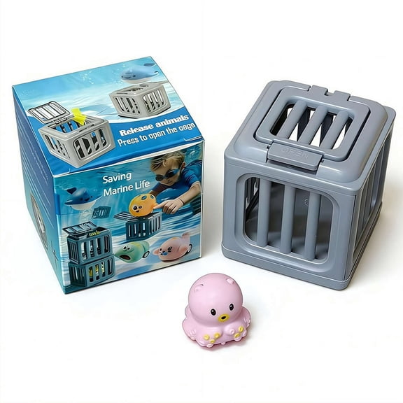 Pool Diving Toys, Water Swimming Dive Pool Game, Fun Outdoor Beach Lake Swim Summer Party Gift, Underwater Dive Game Set with Pools Toy Cage and Floating Ocean