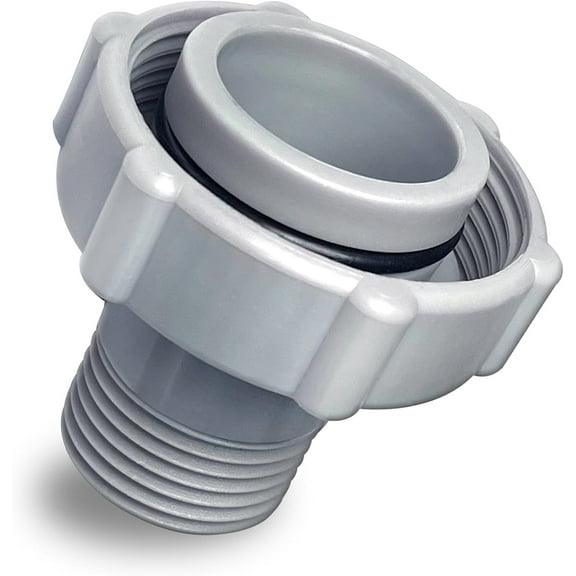 Pool Drain Fitting Connects fits for Coleman Pools, ID1.5-inch Connect To The Bottom Of The Pool and OD1.0-inch Connect To The Garden Pipe