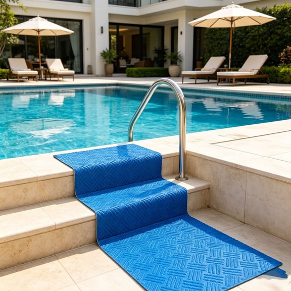 Pool Edge Anti Ground Pad Waterproof Foot Protection Mat Outdoor Swimming Pool Side Comfort Floor Accessory for Family Kids