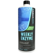 Pool Enzyme Treatment - Weekly Natural Enzymes for Pools works as an Eco-Friendly, Natural Pool Clarifier for Crystal Clear Pool Water for Swimming - AquaDoc - 32oz