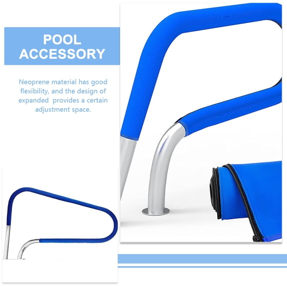FONDOTIN Neoprene Swimming Pool Handrail Protective Sleeve Cover for Safety and Comfort 1 Piece