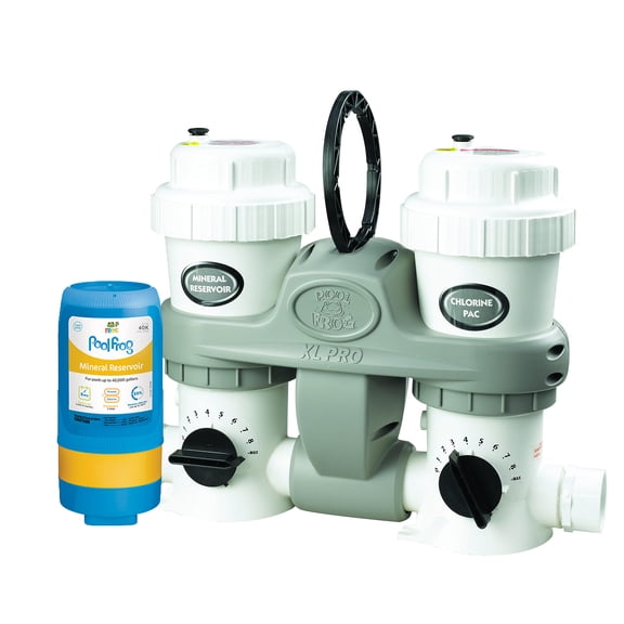 FROG Pool FROG XL PRO Cycler - All-in-One Sanitizing System with Dual Cyclers and Mineral Reservoir for Pools Up to 40,000 Gallons - Sanitizer Equipment for Easy Pool Maintenance & Water Care