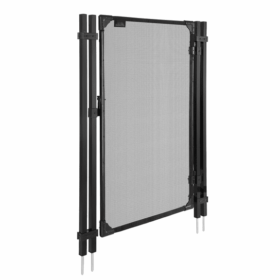 Pool Fence Gate 4 x 2.5 ft - Inground Pool Gate Kit, Black