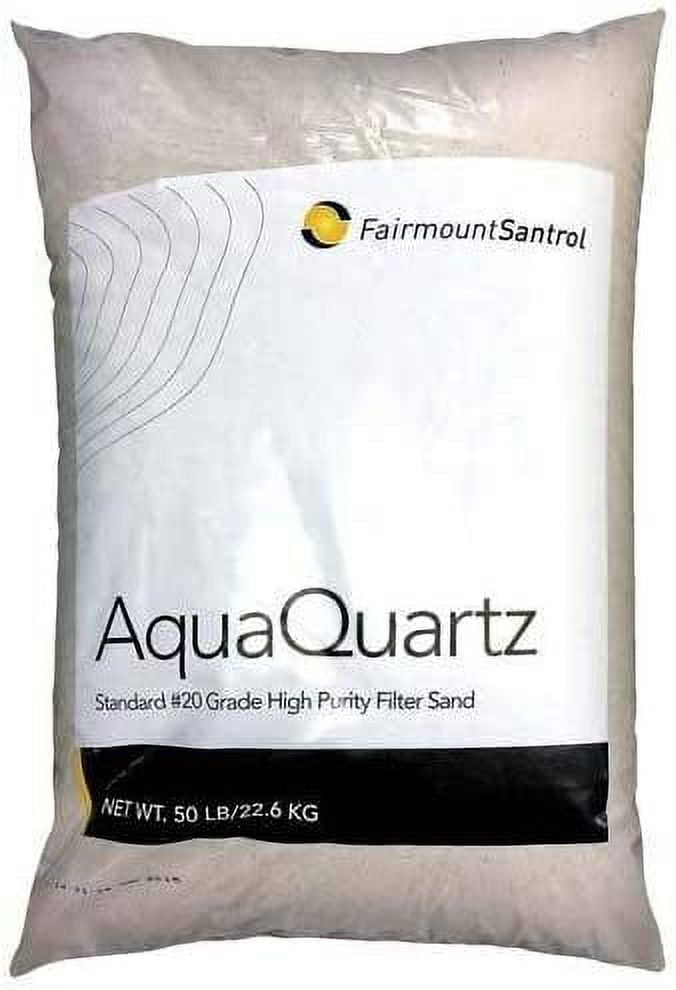 Pool Filter 20Grade Silica Sand 50 Pounds, White