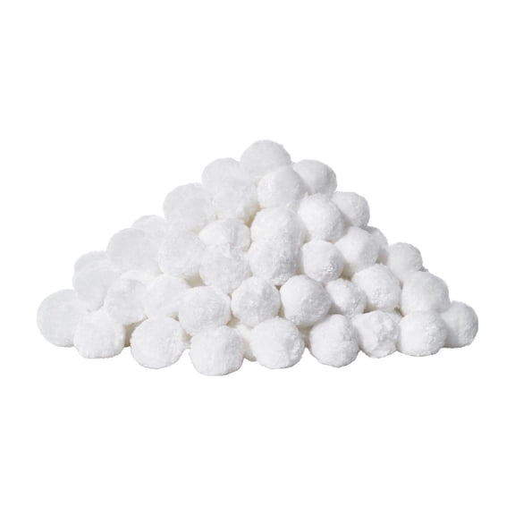 Pool Filter Balls, 1.5 lbs - Sand Filter Replacement, Reusable Polyester Fiber Media with Wash Bag for Swimming Pools, Above Ground, Aquarium Filtration
