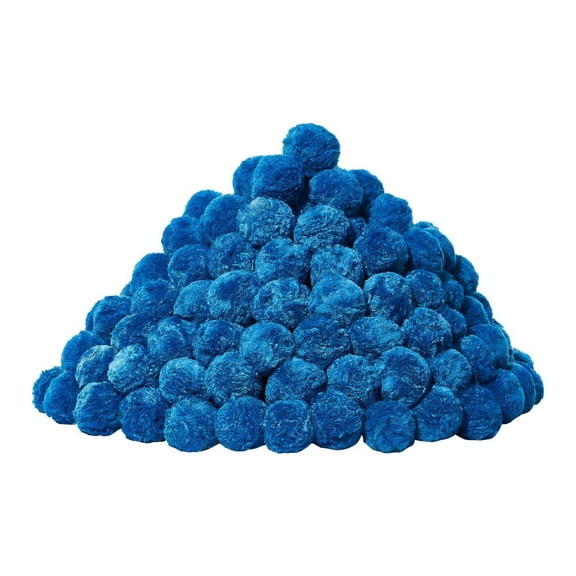 Pool Filter Balls for Sand Filter Pump Swimming Pool 3.1 lbs Reusable Blue - Superior Filtration Replacement for Sand, Cartridge, & DE Filters