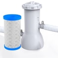 thumbnail image 1 of Pool Filter Cartridge Type B | Reusable Swimming Pool Pump Filter | PVC Cover | Detachable Design | Removes Hair, Sand, Leaves, Debris | 8-Pack | Fits 5.7in x 9.9in Models | Fine Filtration, 1 of 3