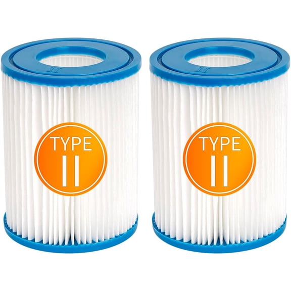 Pool Filter Cartridge for 58094 Type II Filter Pump for Above Ground Pools, Hot Tubs Filter Compatible with Lay Z Spa Filter Pump,2 Pack